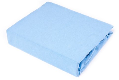 PRZEŚCIERADŁO JERSEY NIEBIESKI 120x60
