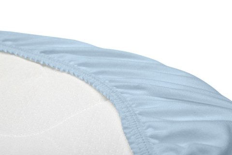 PRZEŚCIERADŁO JERSEY DO WÓZKA NIEBIESKI 35X75