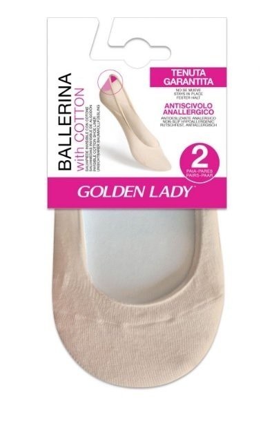 STOPKI BALLERINA BAWEŁNA 6P 2 PARY STOPKI BALLERINA BAWEŁNA 6P 2 PARY