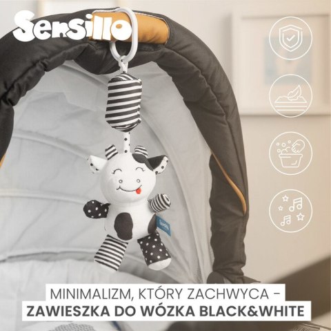 BLACK&WHITE ZAWIESZKA DO WÓZKA MIŚ