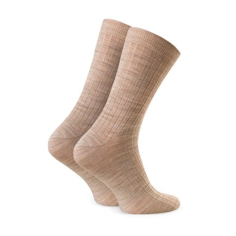 SKARPETY BEZUCISKOWE W PRĄŻEK MERINO WOOL 130 SKARPETY BEZUCISKOWE W PRĄŻEK MERINO WOOL 130