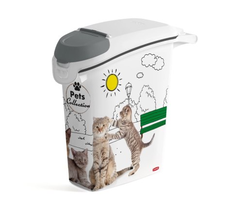Curver PetLife Pojemnik Do Przechowywania Karmy W Koty 10l