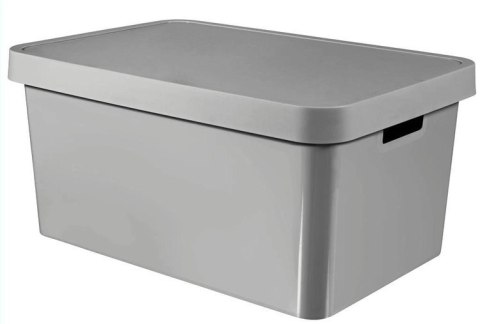 Curver Infinity Pojemnik Z Przykrywką Szary 45l