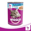 WHISKAS Mokra Karma Dla Kota 1+ Z Tuńczykiem W Galaretce 400g
