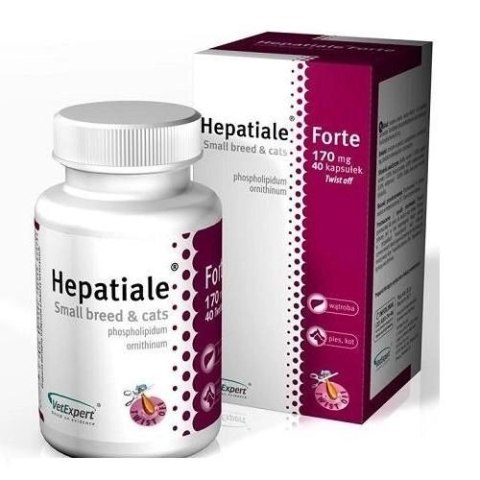 Hepatiale Forte Small Breed & Cats 40 kaps.