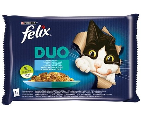 Felix Duo Rybne Smaki W Galaretce 4x85g