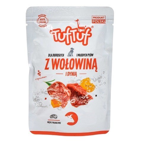 Tuf Tuf Saszetka mielonka z wołowiną dla psa 300g TufTuf