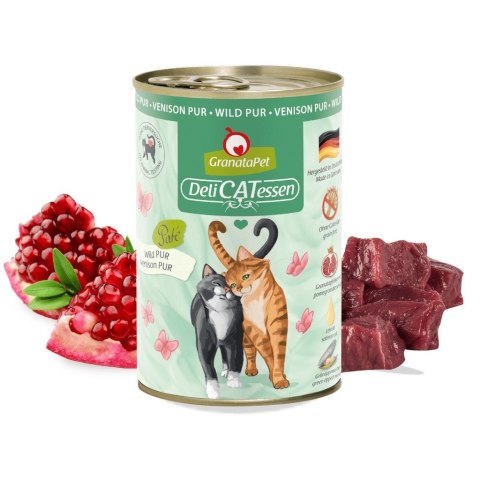GranataPet DeliCatessen dziczyzna mokra karma dla kota 400g GranataPet