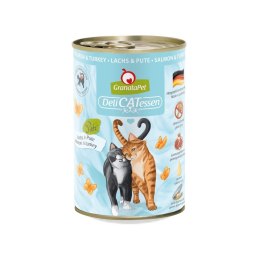 GranataPet DeliCatessen łosoś i indyk mokra karma dla kota 400g GranataPet