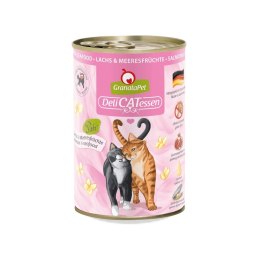 GranataPet DeliCatessen łosoś i owoce morza mokra karma dla kota 400g GranataPet
