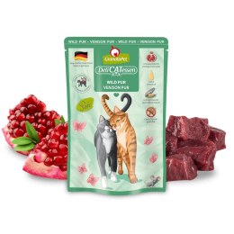 GranataPet DeliCatessen mokra karma z dziczyzną, saszetki dla kota 85g GranataPet