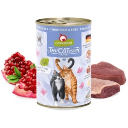 GranataPet DeliCatessen tuńczyk i kaczka mokra karma dla kota 400g GranataPet