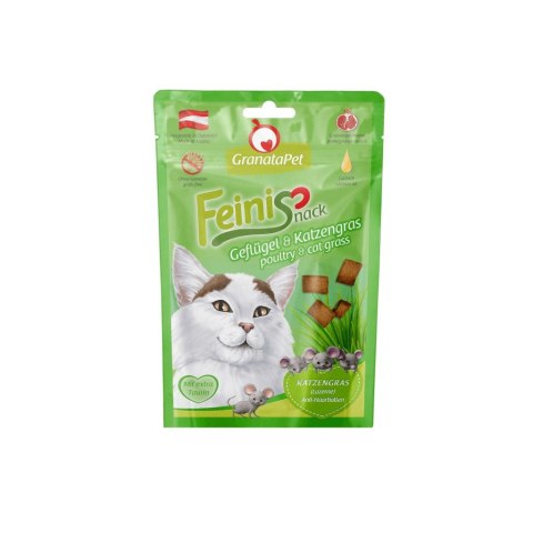 GranataPet FeiniSnack drób i kocia trawa przysmak dla kota 50g GranataPet