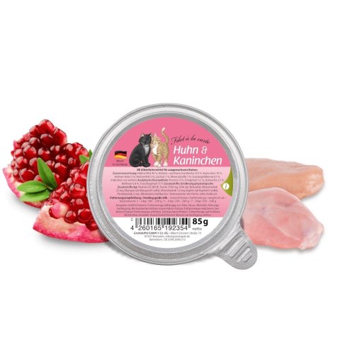 GranataPet Filet a la carte kurczak z królikiem karma dla kota 85g GranataPet