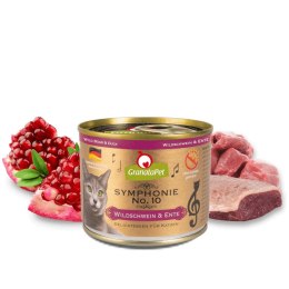 GranataPet Symphonie No.10 dziczyzna i kaczka mokra karma dla kota 200g GranataPet