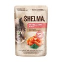 SHELMA saszetka - pełnoporcjowa bezzbożowa karma dla dorosłych kotów. Z łososiem i dorszem 4x85g SHELMA