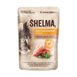 SHELMA saszetka z kurczakiem i pomidorami oraz ziołami 85g SHELMA