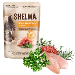 SHELMA saszetka z kurczakiem i pomidorami oraz ziołami 85g SHELMA