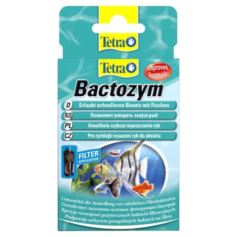 TETRA Bactozym 10 tab. szczepy bakterii do filtra,szybka aktywacja akwarium (T140257)