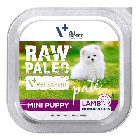 VetExpert Raw Paleo LAMB Pate Mini Puppy 150g VetExpert