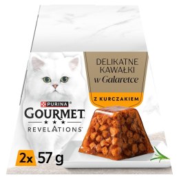 PURINA GOURMET REVELATIONS Kurczak w galaretce 2X57g PURINA NESTLE