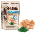 SHELMA saszetka z dorszem i spiruliną dla kota 85g SHELMA