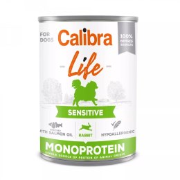 CALIBRA LIFE Sensitive królik - mokra karma dla psa - 0,4 kg Calibra