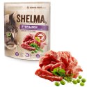 SHELMA karma sucha - pełnoporcjowa karma dla dorosłych kotów sterylizowanych. Bogata w wołowinę 750 g SHELMA