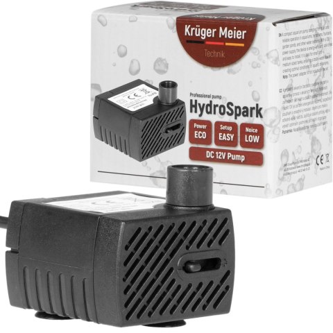 Kruger Meier HydroSpark All Connect - pompa wody 300l/h 12V i 230V