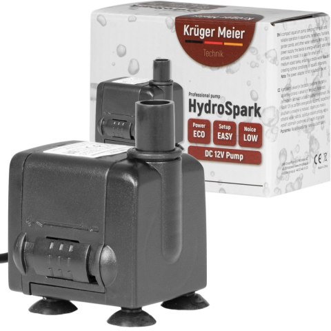 Kruger Meier HydroSpark All Connect - pompa wody 450l/h 12V i 230V