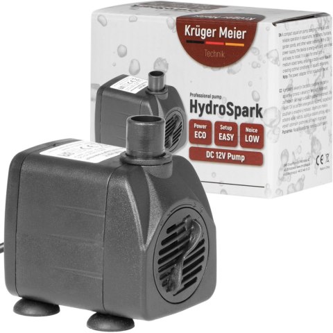 Kruger Meier HydroSpark All Connect - pompa wody 650l/h 12V i 230V
