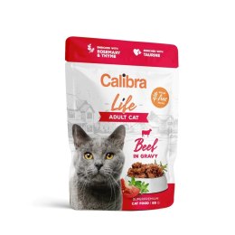 CALIBRA CAT life pouch adult beef in gravy 85g Calibra