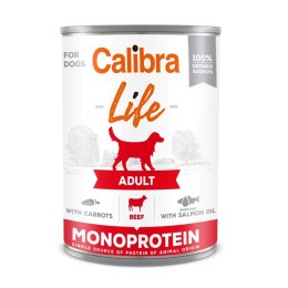 CALIBRA DOG life adult beef with carrots 400g Calibra