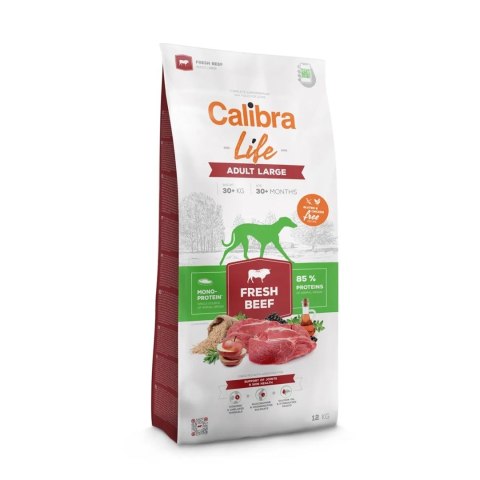 CALIBRA DOG life adult large fresh beef 12kg Calibra