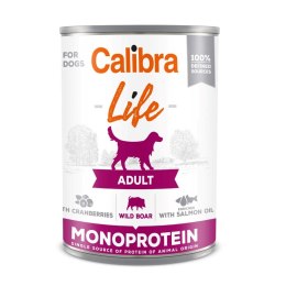 CALIBRA DOG life adult wild boar with cranber 400g Calibra