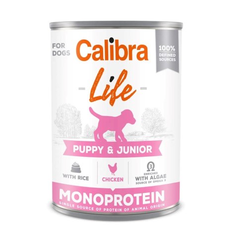 CALIBRA DOG life puppy & junior chicken & rice 400g Calibra