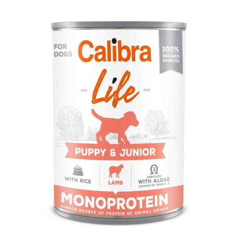 CALIBRA DOG life puppy & junior lamb & rice 400g Calibra