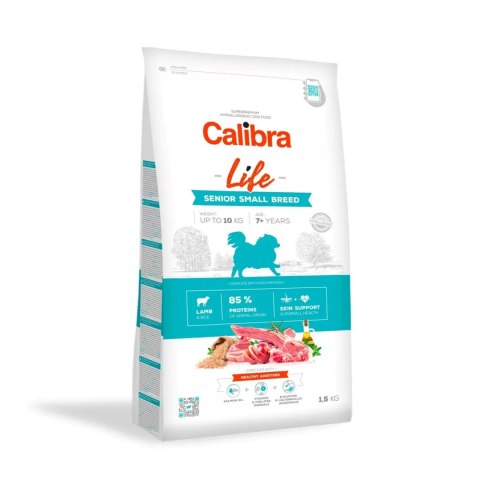 CALIBRA DOG life senior small breed lamb 1,5kg Calibra