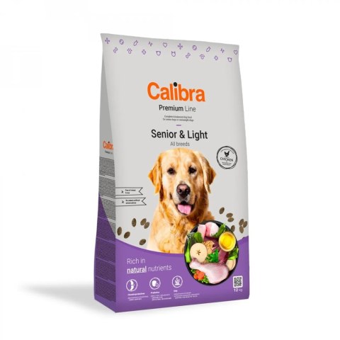 CALIBRA DOG premium senior & light 12kg Calibra