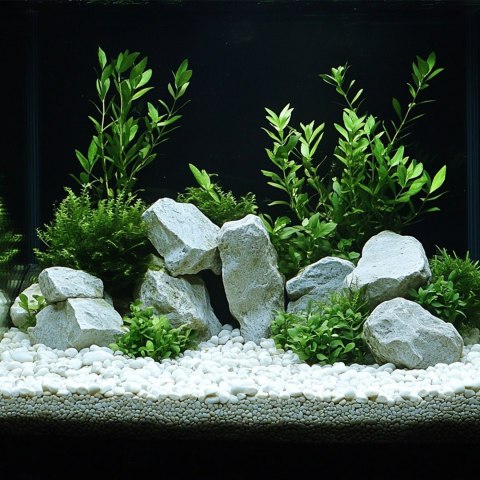 Kruger Meier Thasos Glacier 4-8 mm - Żwirek akwarystyczny 2 kg