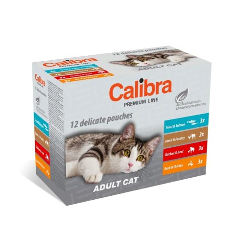 CALIBRA CAT premium adult multipack 12x100g Calibra