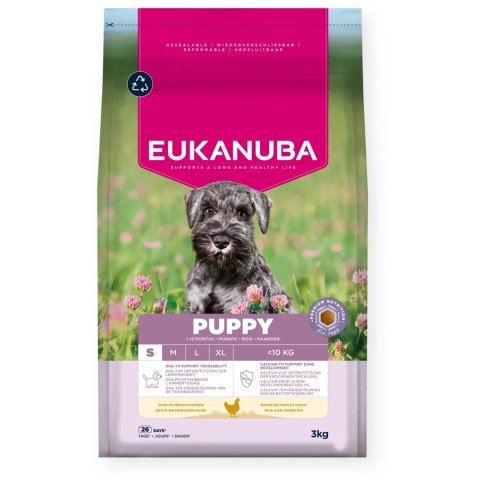 EUKANUBA Puppy Small rich in chicken 3kg EUKANUBA