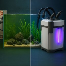 Kruger Meier Fluxion Elite 1800 UVC PRO - filtr zewnętrzny z lampą UV do akwarium 120 - 350 litrów