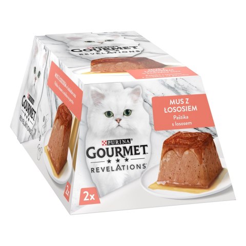 PURINA Gourmet Revelations Łosoś - mokra karma dla kota - 2x57 g PURINA NESTLE