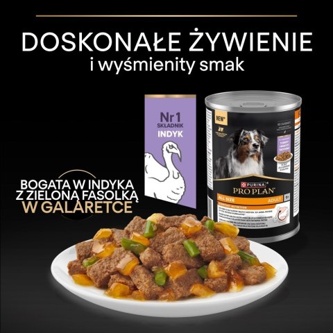 PURINA PRO PLAN ADULT Dog Indyk w galarecie 400gr PURINA NESTLE