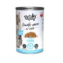Tuf Tuf kawałki mięsne z rybą dla kota puszka 415g TufTuf
