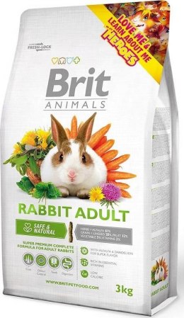Brit Animals Rabbit Adult Complete 3kg Brit