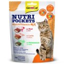 GimCat Nutri Pockets Malt MIX - kocie przysmaki na kłaczki i stawy 150g