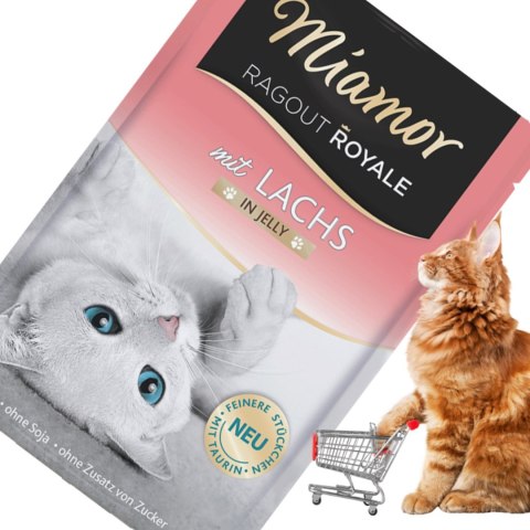 Miamor Royale mit Lachs - mokra karma łosoś w galarecie 100g
