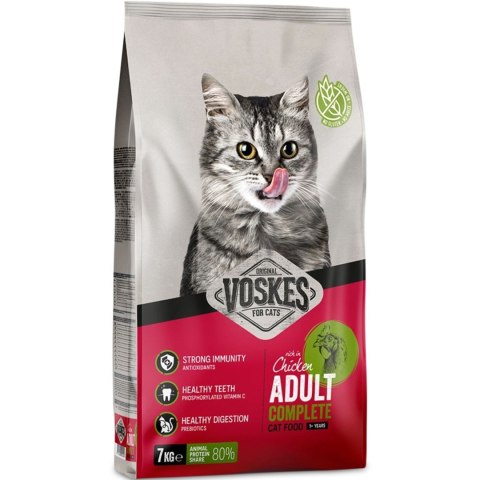 Voskes Adlut Chicken 7kg - karma dla kotów dorosłych Voskes